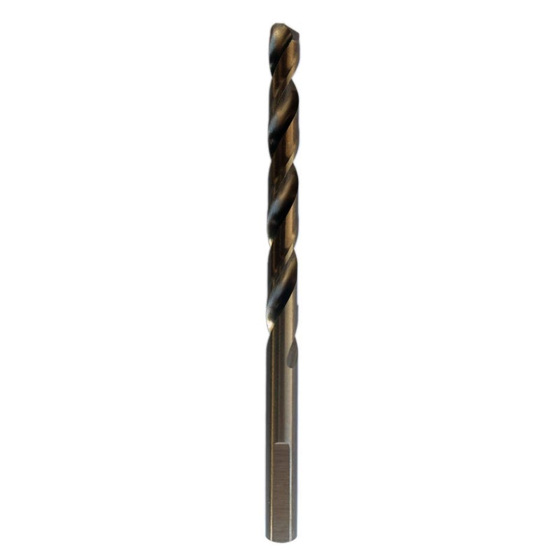 Drill Hulk 1/4-Inch Cobalt Steel M35 Jobber Length Twist Drill Bits for Hard Metal, Stainless Steel, Pack of 12 - Image 2